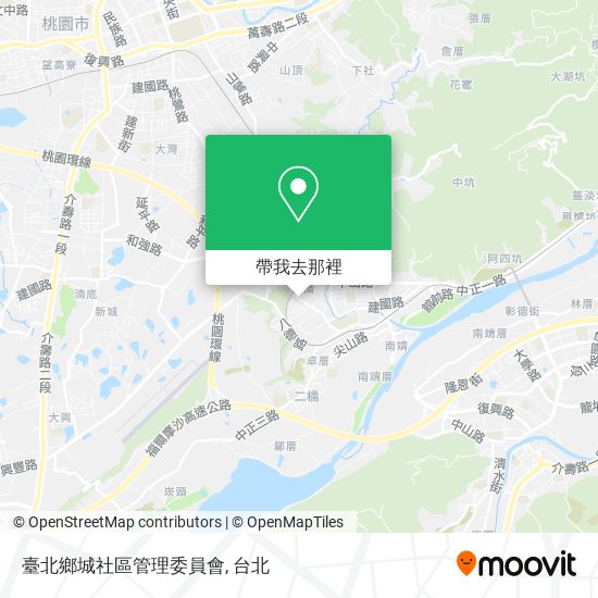 臺北鄉城社區管理委員會地圖