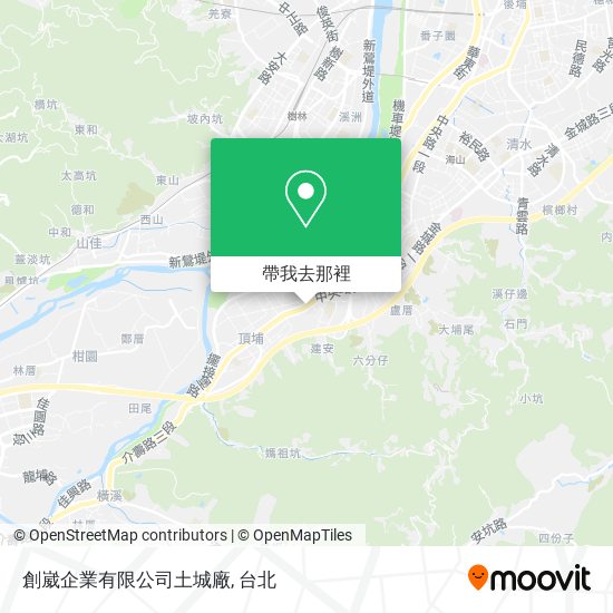 創崴企業有限公司土城廠地圖