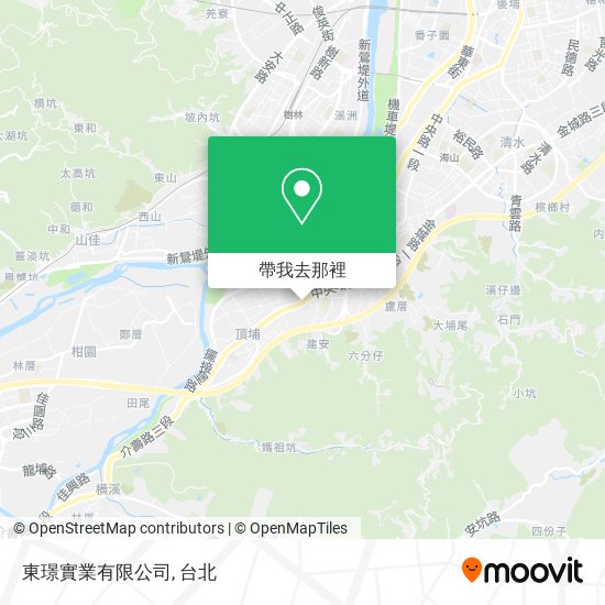 東璟實業有限公司地圖