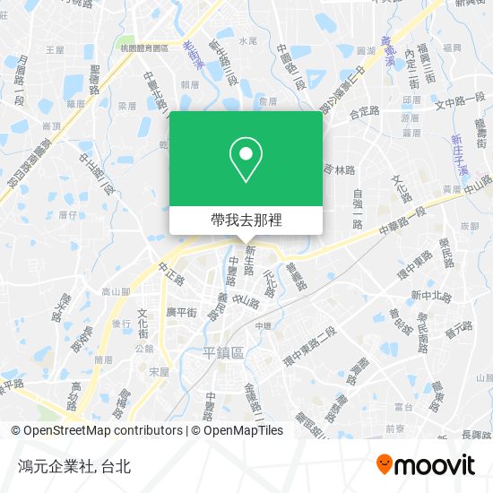 鴻元企業社地圖