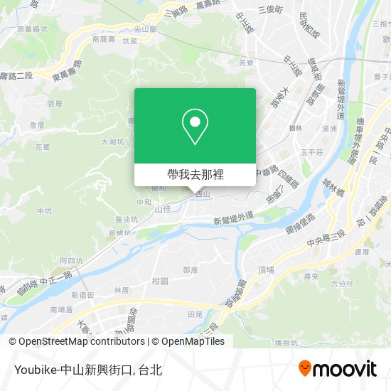 Youbike-中山新興街口地圖