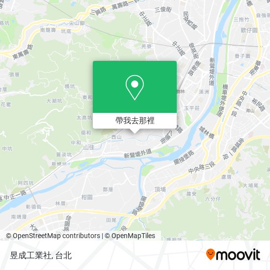 昱成工業社地圖