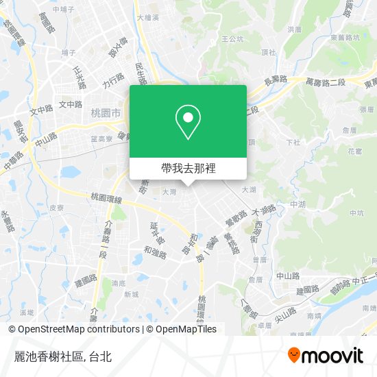 麗池香榭社區地圖
