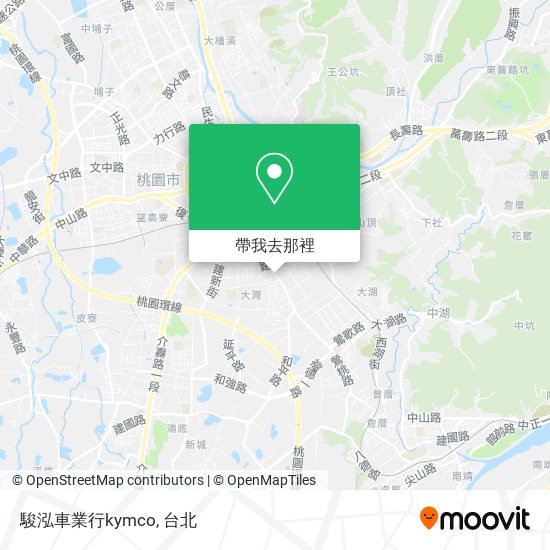 駿泓車業行kymco地圖