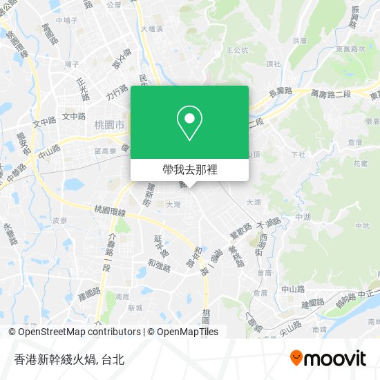 香港新幹綫火煱地圖