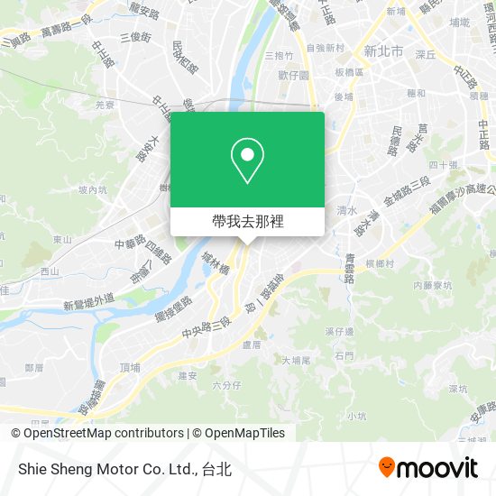 Shie Sheng Motor Co. Ltd.地圖
