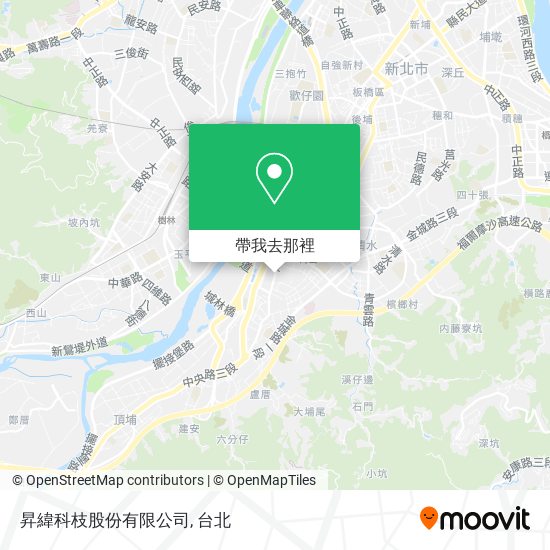 昇緯科枝股份有限公司地圖