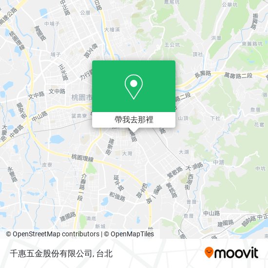 千惠五金股份有限公司地圖