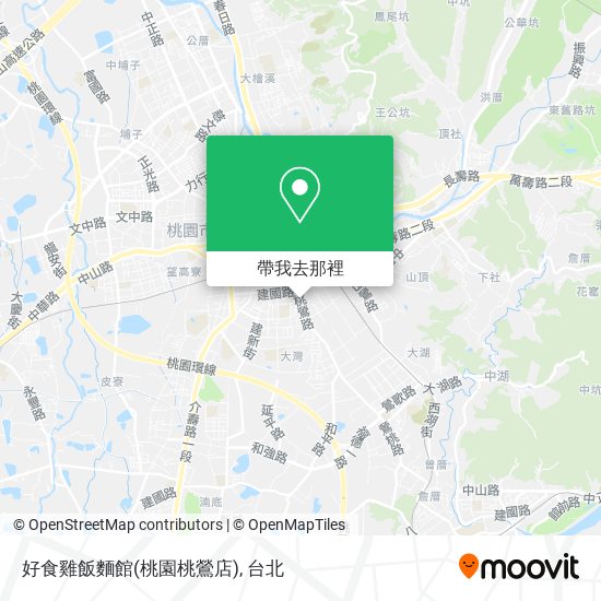 好食雞飯麵館(桃園桃鶯店)地圖