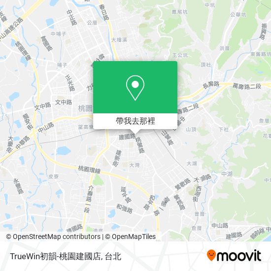 TrueWin初韻-桃園建國店地圖