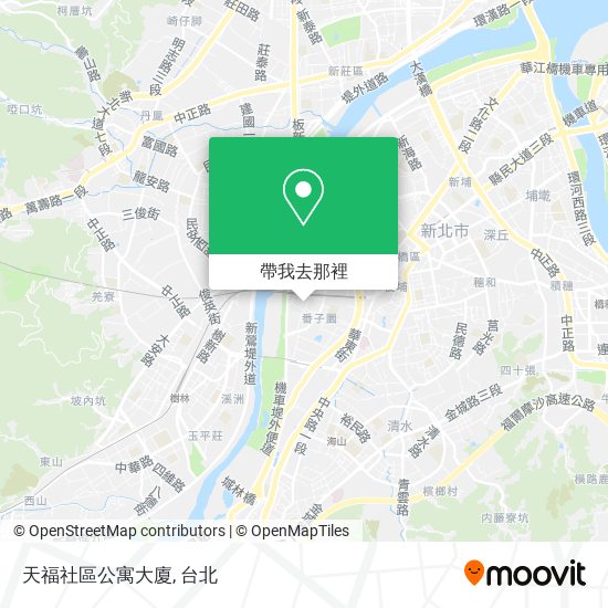 天福社區公寓大廈地圖