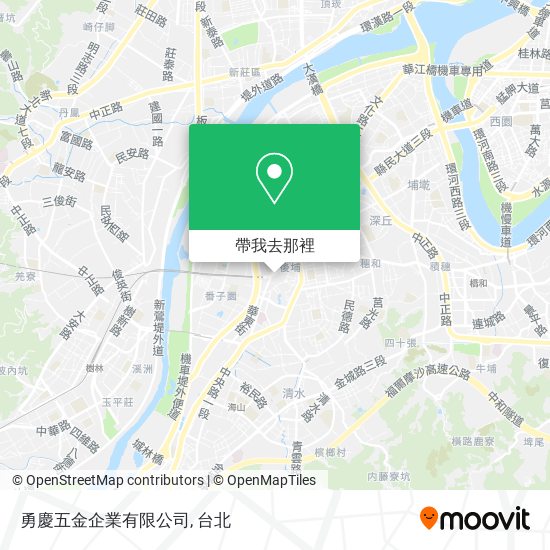 勇慶五金企業有限公司地圖