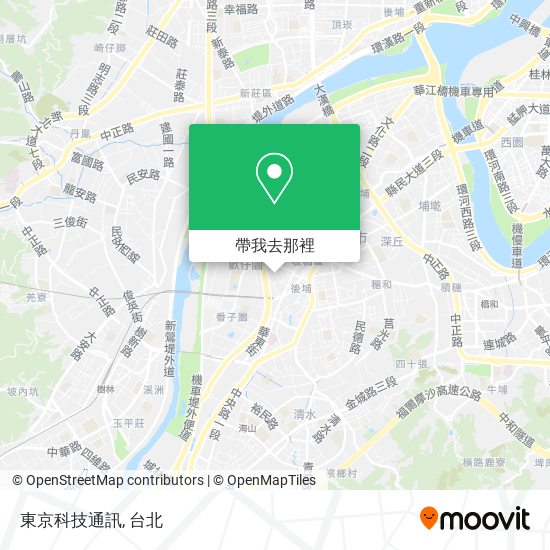 東京科技通訊地圖