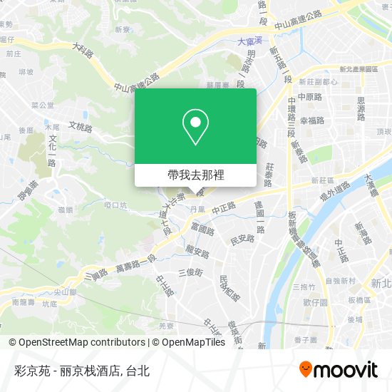 彩京苑 - 丽京栈酒店地圖