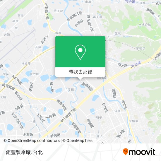 鉅豐製傘廠地圖