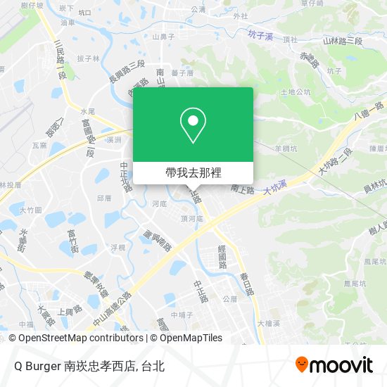 Q Burger 南崁忠孝西店地圖