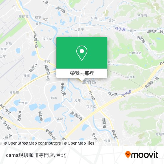 cama現烘咖啡專門店地圖