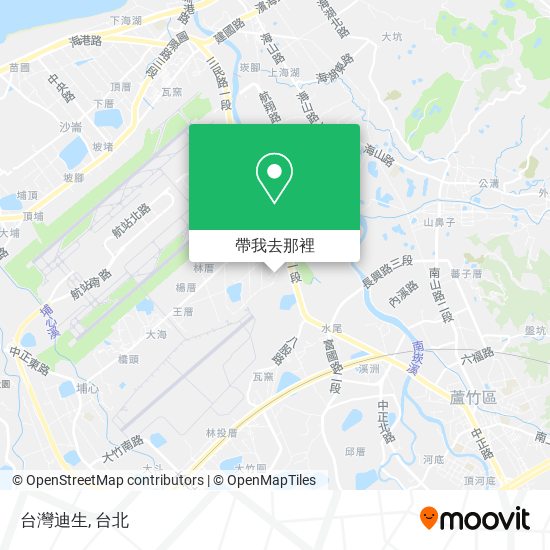 台灣迪生地圖