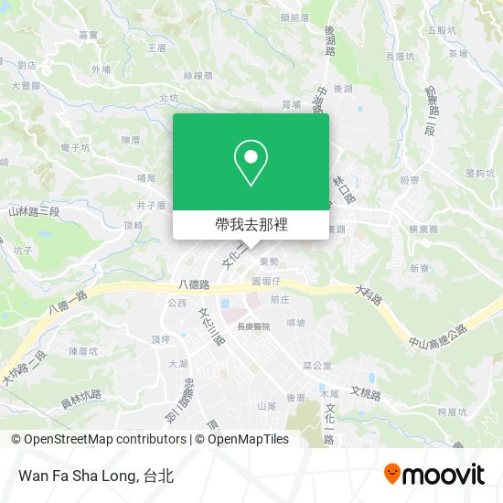 Wan Fa Sha Long地圖