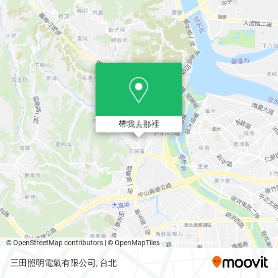 三田照明電氣有限公司地圖
