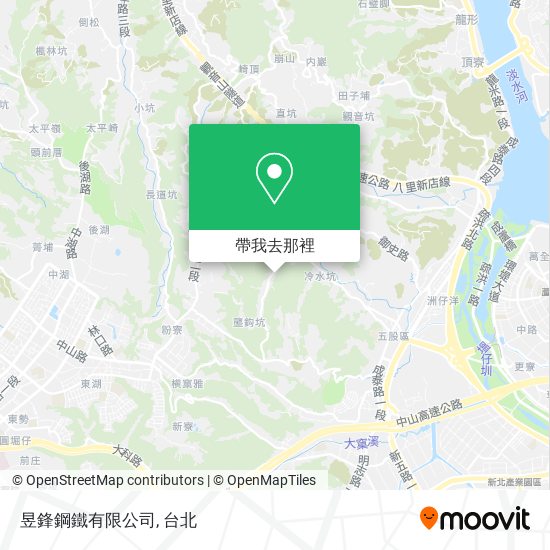 昱鋒鋼鐵有限公司地圖