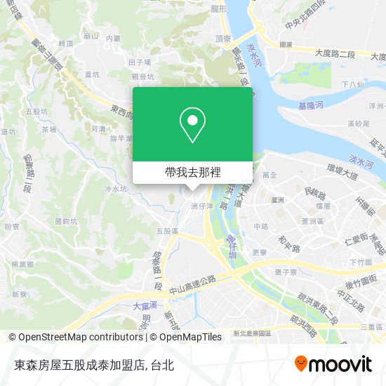 東森房屋五股成泰加盟店地圖