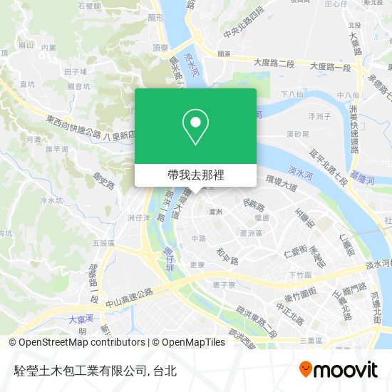 駩瑩土木包工業有限公司地圖