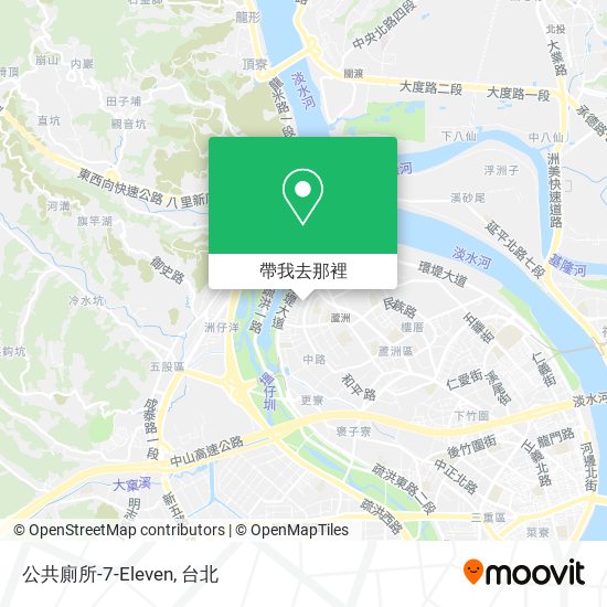 公共廁所-7-Eleven地圖
