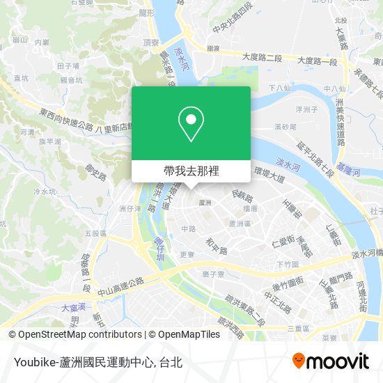 Youbike-蘆洲國民運動中心地圖