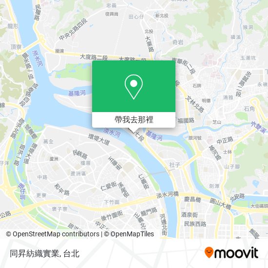同昇紡織實業地圖