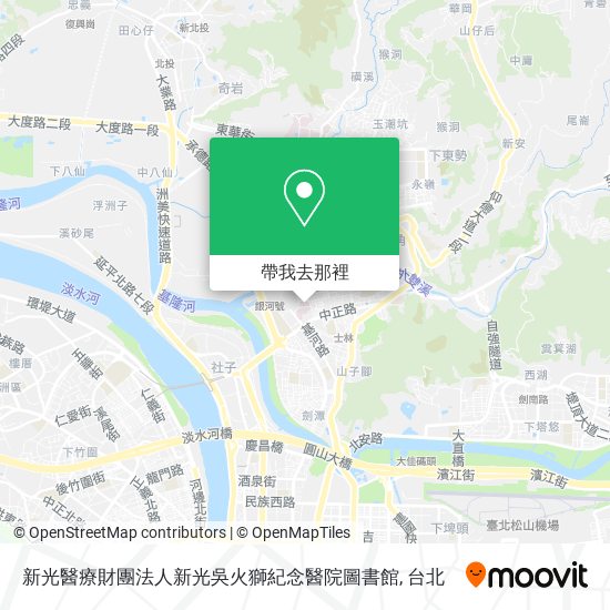 新光醫療財團法人新光吳火獅紀念醫院圖書館地圖
