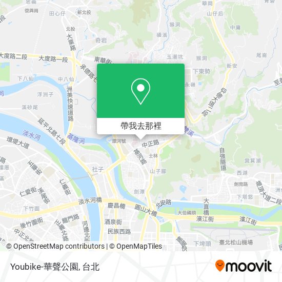 Youbike-華聲公園地圖