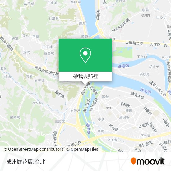 成州鮮花店地圖