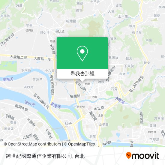 跨世紀國際通信企業有限公司地圖