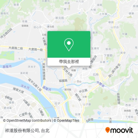 祥瀧股份有限公司地圖