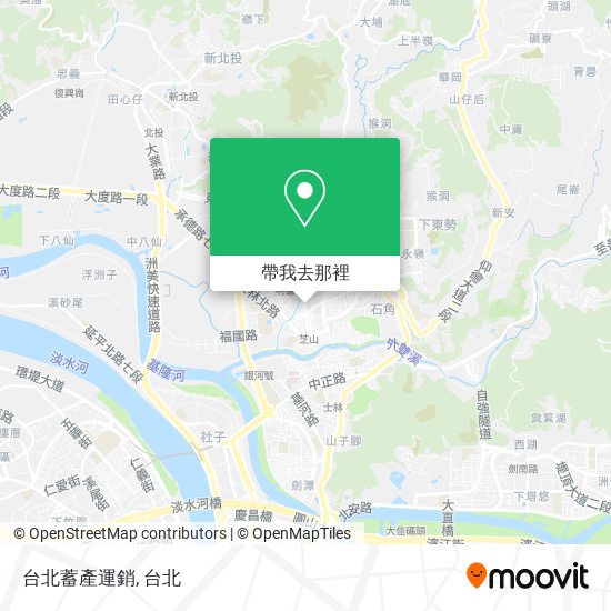 台北蓄產運銷地圖