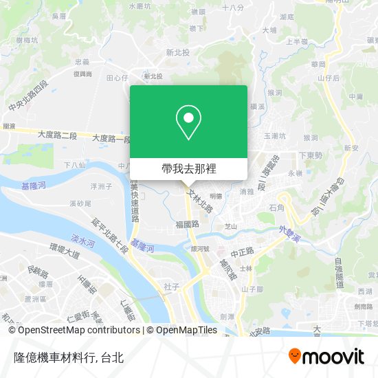 隆億機車材料行地圖