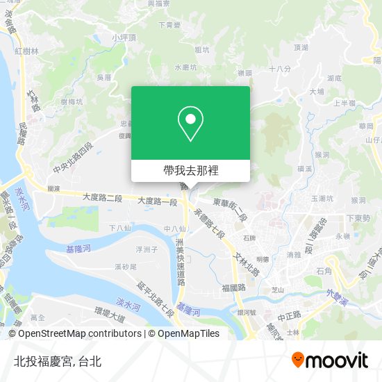 北投福慶宮地圖