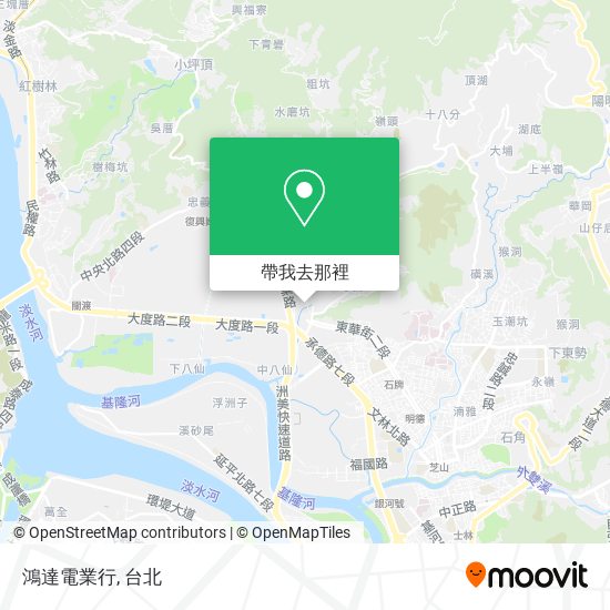 鴻達電業行地圖