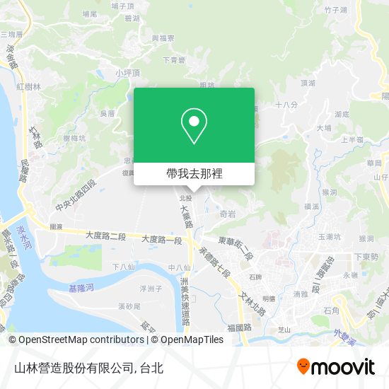 山林營造股份有限公司地圖