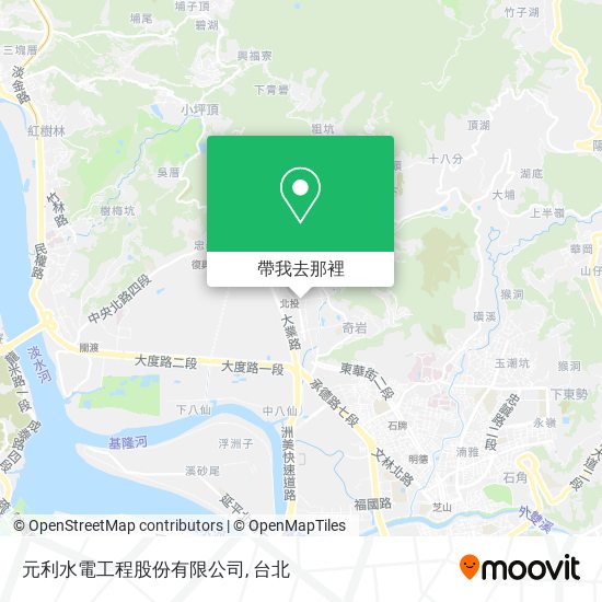 元利水電工程股份有限公司地圖