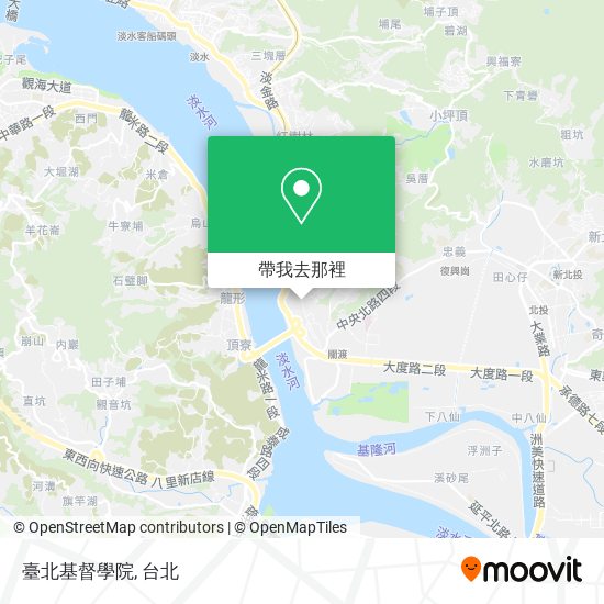 臺北基督學院地圖