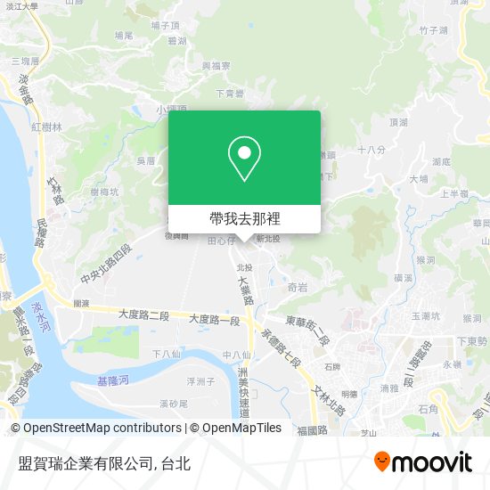 盟賀瑞企業有限公司地圖