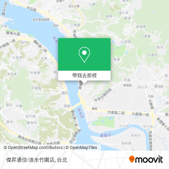 傑昇通信-淡水竹圍店地圖