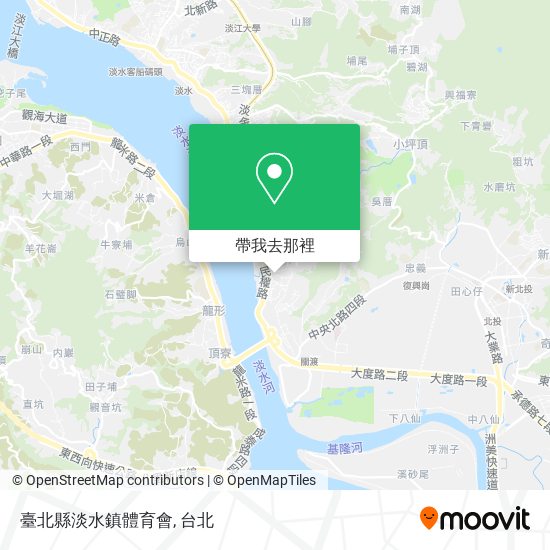 臺北縣淡水鎮體育會地圖