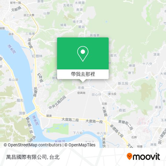 萬昌國際有限公司地圖