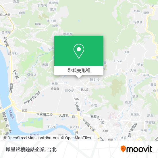 鳳星銀樓鐘錶企業地圖