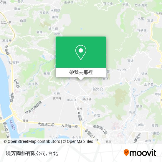 曉芳陶藝有限公司地圖