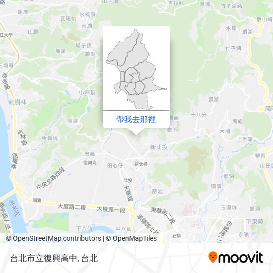 台北市立復興高中地圖