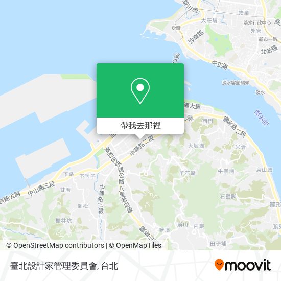 臺北設計家管理委員會地圖